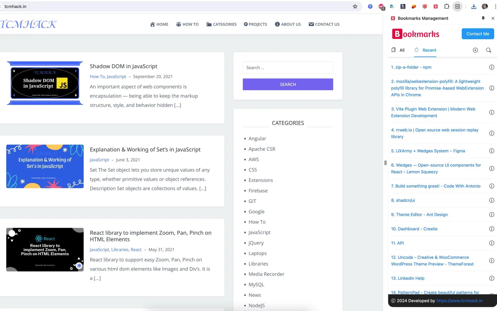 Bookmarks Management screenshot 2