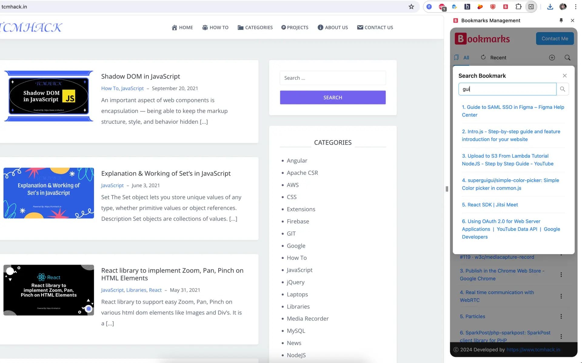 Bookmarks Management screenshot 3
