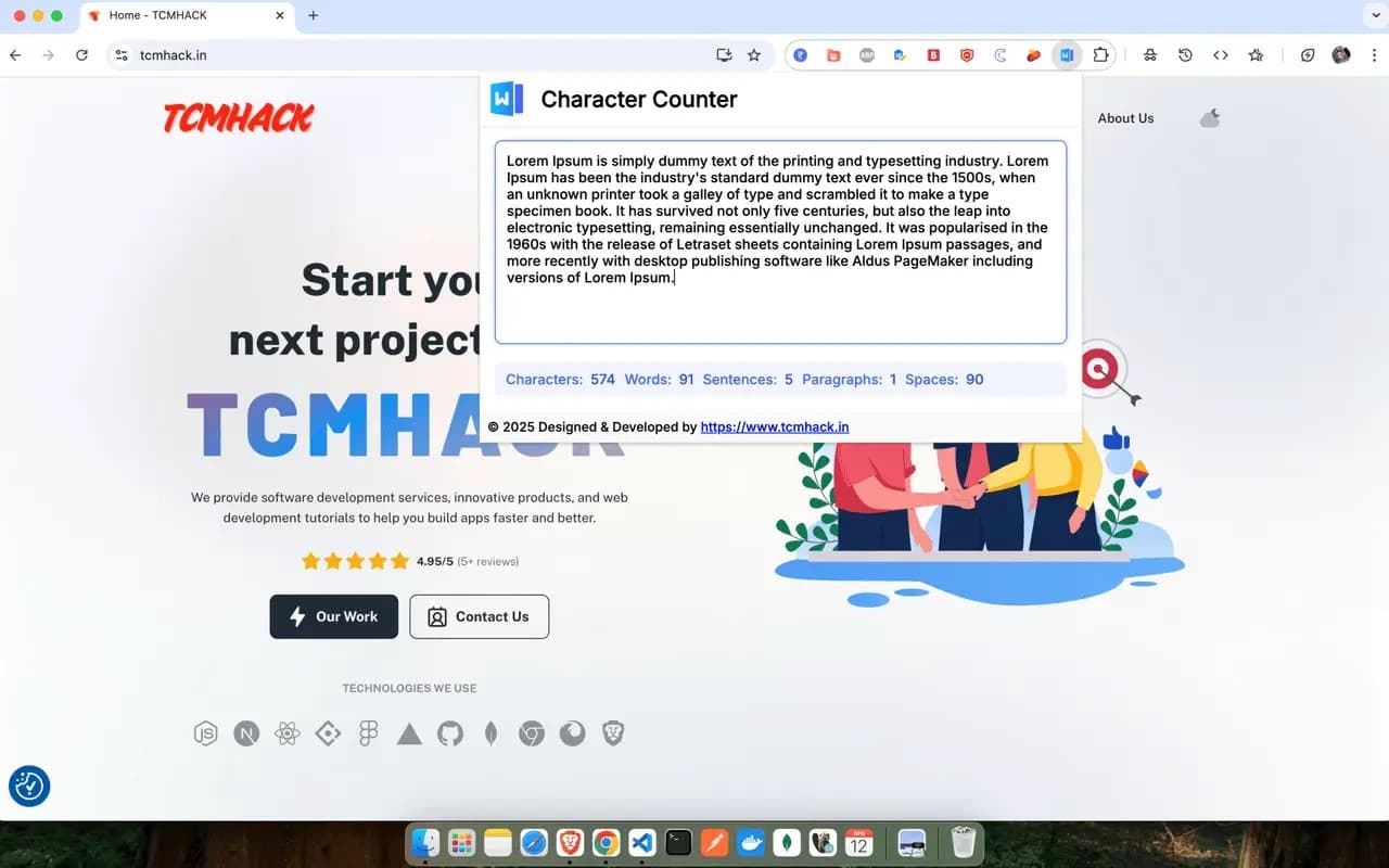 Word/Character Counter screenshot 1