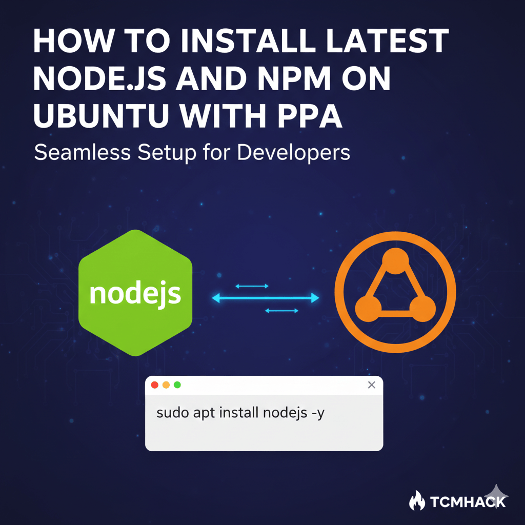 How to Install Latest Node.js and NPM on Ubuntu with PPA