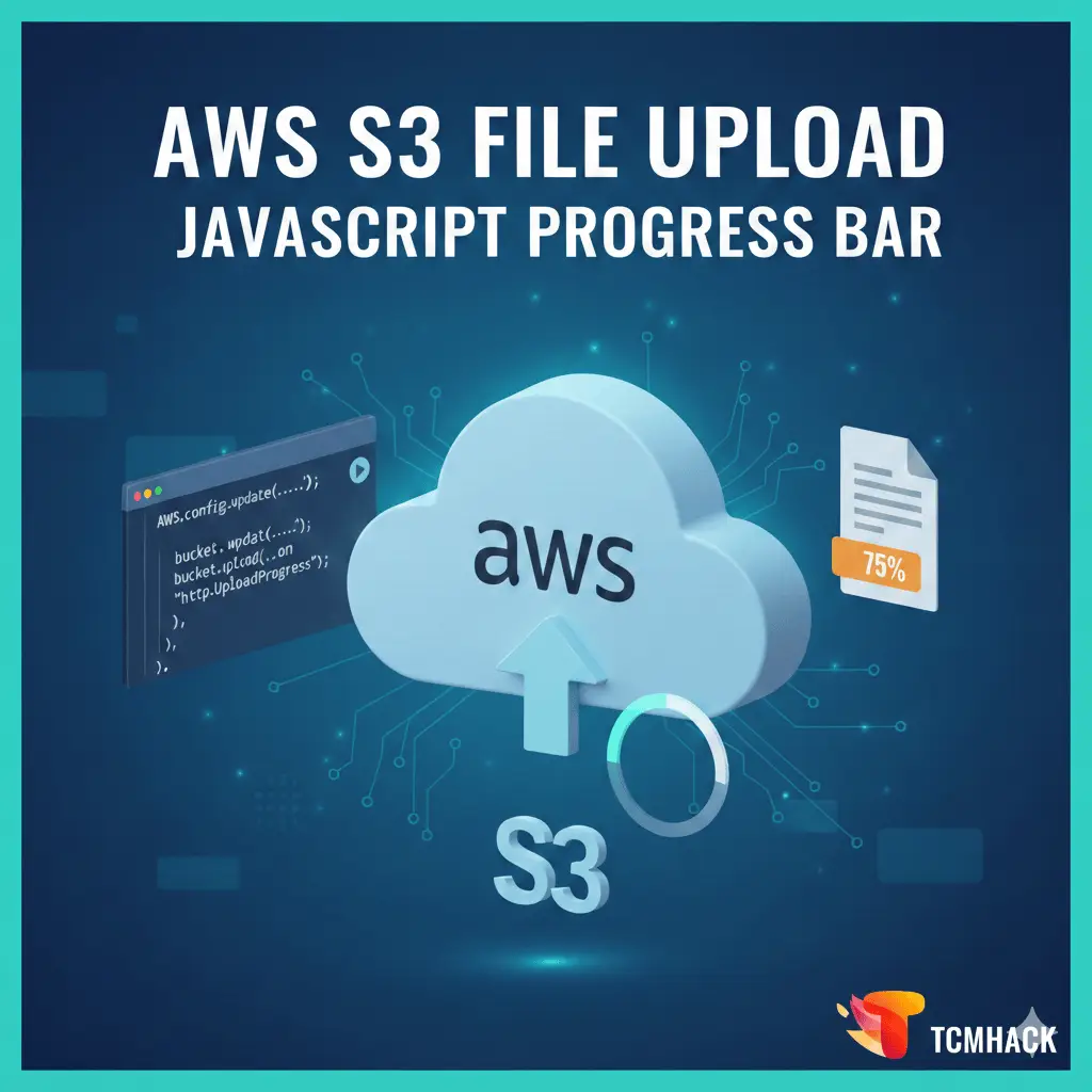 AWS S3 file upload with progress bar using javascript sdk